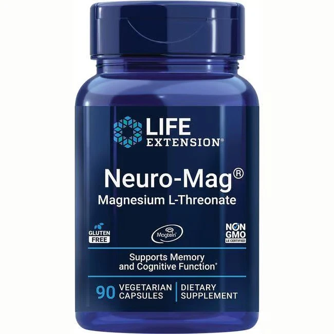 Life Extension Neuro-Mag Magnesium L-Threonate 144 mg 90 Veg Caps - Image 1 of 1