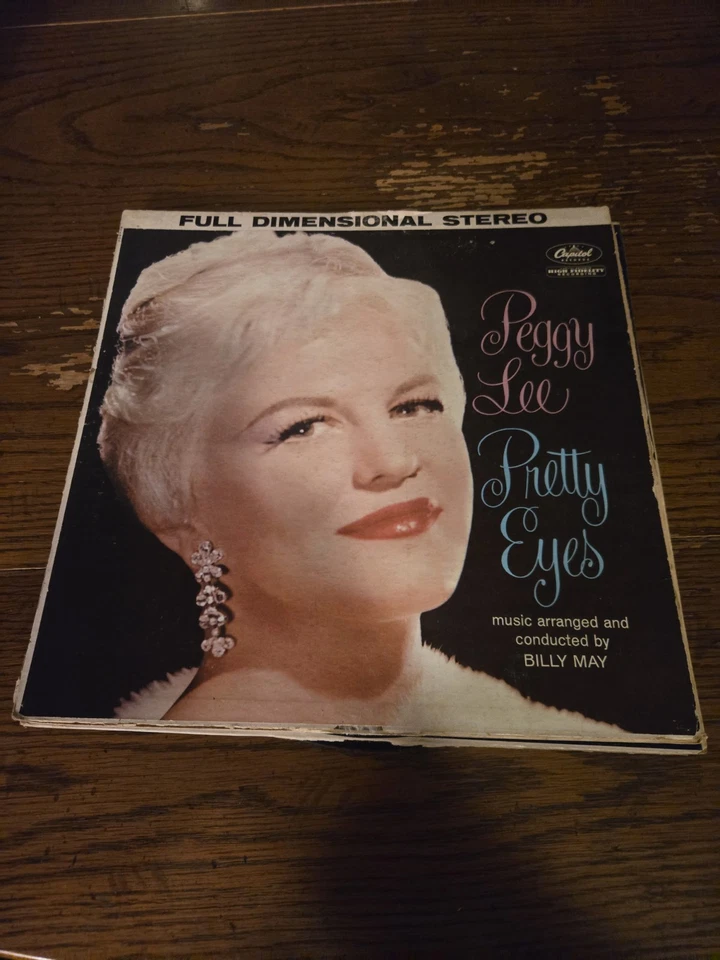 Peggy Lee Pretty Eyes LP Vinyl Record Album VG Vinyl Good Cover  - Image 1 of 1
