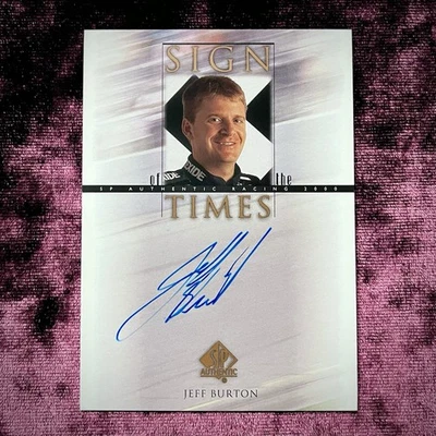 Jeff Burton 2000 SP Sign Times Autograph NASCAR Auto Racing Legends HOF Virginia - Image 1 of 2
