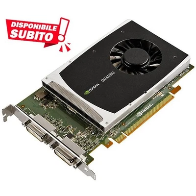 Video Card Nvidia Quadro 2000D PNY 1GB GDDR5 Pci-E 2.0 Dual DVI Graphics Card - Image 1 of 4
