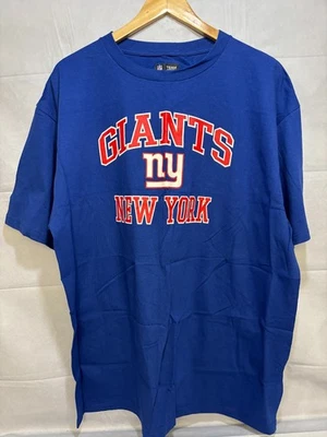 Camiseta masculina New York Giants NFL Team Apparel azul gráfica manga curta GG - Imagem 1 de 4