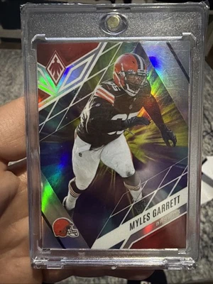 2022 Panini Phoenix - Myles Garrett #22 Purple - Image 1 of 2