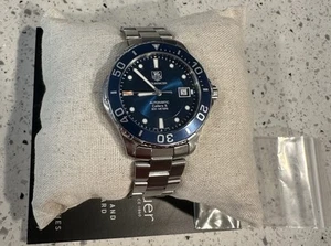 PRE-OWNED TAG HEUERAQUARACER CALIBRE 5 STAINLESS STEEL AUTOMATIC - Picture 1 of 8
