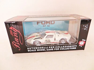 Bang 453 'Ford GT40, LE MANS 1966 #59 - BLANCO' 1:43. SIN USAR, EN CAJA. Foto 1 de 4
