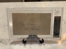 BILL DICKEY 2020 HISTORIC AUTOGRPAHS CUT AUTO - BECKETT AUTHENTICATED BAS