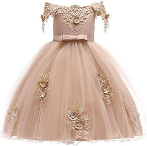 2-10 Years Formal Girls Dresses Flower Pageant Dresses for Girls - Picture 1 of 19