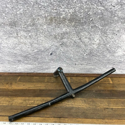 Vástago de manillar Gary Fisher de colección 28,6 1/4 pluma barra plana de acero años 90 MTB Foto 1 de 4