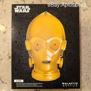 Elmetto Disney Parks D23 Expo Star Wars Archivio Galattico C-3PO Nuovo Sigillato! - Foto 1 di 11