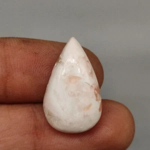 Scolecita espalda plana cabujón rosa escolecita hecha a mano piedras preciosas joyería G5896 AU - Imagen 1 de 5