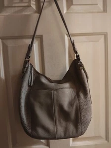 The Sak Sequoia Gray Embroidered Large Shoulder Tote/Shopper - Picture 1 of 6