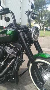 Funda de horquilla BATRIDE Harley Softail Standard / Street Bob M8 a partir de 2018 negra mate - Imagen 1 de 4