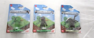 Mojang Minecraft Mattel Micro Collection Figures Complete Set Of 3 New - Picture 1 of 4