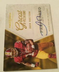 Josh Doctson 2016 Panini Preferred RC Auto #/10 Texas Christian - Bild 1 von 3