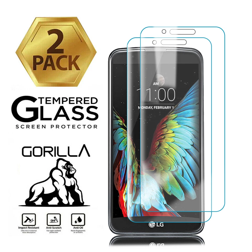 Tempered Glass Screen Protector For LG K10 K8 K7 K5 K4 K3 Nexus 5X Leon L90 V30 - Image 1 of 4