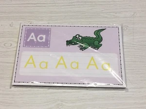 26 Alphabet laminated - dry erase cardset Pre K letter - Picture 1 of 12