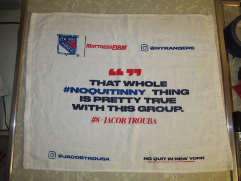 NY Rangers Stanley Cup Playoffs Rally Towel!  6/3/2022 Fan Giveaway Rd 3 Game 2 Cover