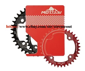 Single Speed Alu Kurbel Kettenblatt Ersatz 104BCD schmales breites Muster - Bild 1 von 23