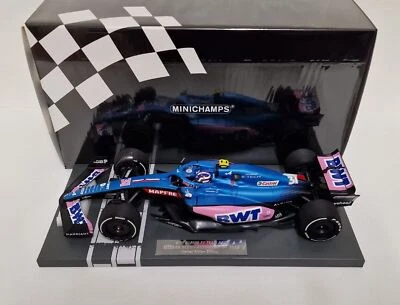 2022 AUSTRALIAN GP ALPINE F1 ESTEBAN OCON in 1:18 scale by Minichamps - Image 1 of 3
