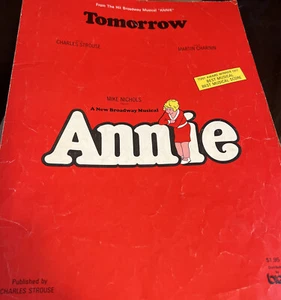 Vintage Sheet Music “Tomorrow" Annie 1977 Broadway Musical - Picture 1 of 5
