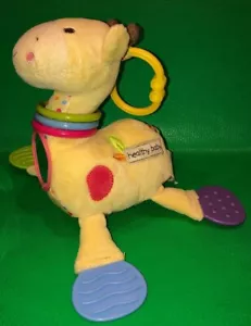 Kids Preferred Healthy Baby Giraffe Plush Stroller Toy Asthma Allergy Friendly - Picture 1 of 11