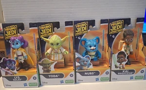 2023 Disney Star Wars Young Jedi Adventures Action Figure Set of 4 by Hasbro - Picture 1 of 2