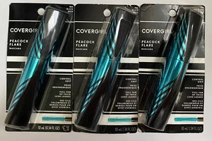 3-Pack NEW CoverGirl Peacock Flare Washable Mascara in 805 Black (Sealed) - Picture 1 of 1