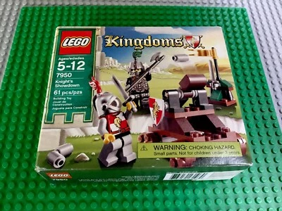 LEGO Kingdoms Knight's Showdown 7950 Castillo León Dragón Caballeros Sellado Foto 1 de 4