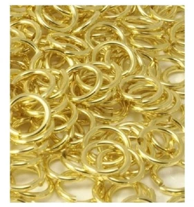 18 Ga Round Brass Open Jump Ring Choose Diameter, Saw Cut/ Made In USA - Picture 1 of 5