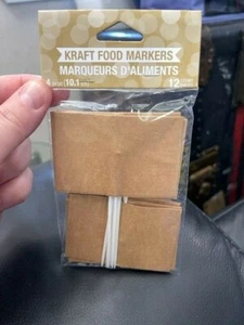 Creative Converting Kraft Food Markers 4" 12ct. New!!! - Picture 1 of 2