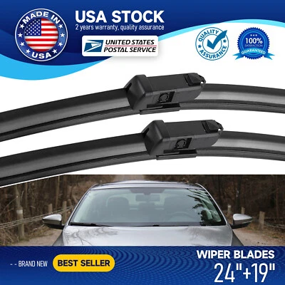 24"&19" Wiper Blade For VOLKSWAGEN CC 13-17  equipment 1 Set Original Equipment - Image 1 of 4