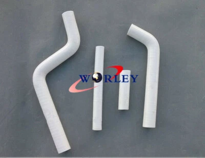 White Silicone radiator hose for Yamaha YZ125 YZ 125 1996-2016 97 98 99 00 01 02 - Image 1 of 4