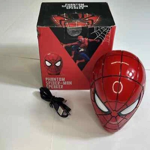 Phantom Spider-Man Bluetooth Speaker Glowing Eyes, Wireless Red - Picture 1 of 1
