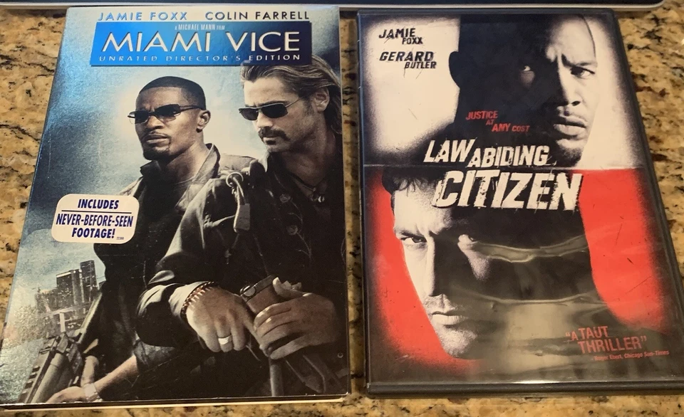 Law Abiding Citizen/ Miami Vice (2 DVD Lot) Jamie Foxx, Gerard Butler **Like New - Image 1 of 1