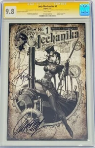 Aspen Lady Mechanika #1 RI Sketch Signed Campbell & Benitez OA Remark CGC 9.8 SS - Picture 1 of 1