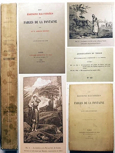 LA FONTAINE/ LES EDITIONS ILLUSTREES../DR DESPRES/1892/SUR JAPON/INTROUVABLE!!!! - Foto 1 di 1