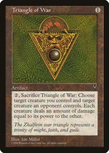 MTG Triangle of War NM Visions VIS English Reserved List Magic Gathering card - Picture 1 of 3