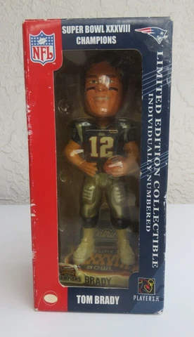 Tom Brady New England Patriots Super Bowl XXXVIII Bobblehead Cover