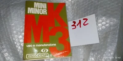 INNOCENTI MINI MK3  - USO E MANUTENZIONE - 79 PAGG. - USATO DELL'EPOCA - Immagine 1 di 4