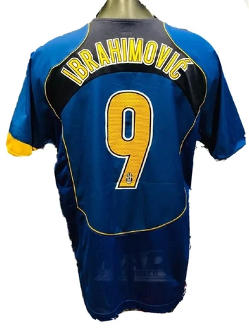 Nike Juventus soccer  Jersey shirt 2004/05 Zlatan Ibrahimovic #9 Size LARGE Cover