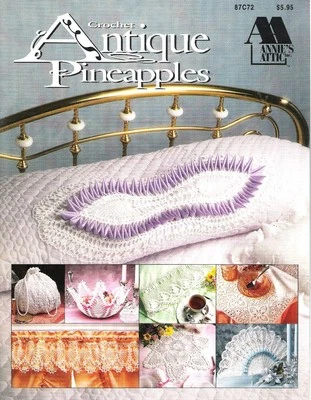  Antique Pineapples Tablecloth Edging & More Annie's Attic Crochet Leaflet 87C72 - Image 1 of 2