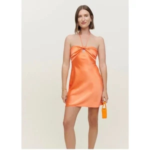 Reformation Sorrentine Silk Dress - Size 8 - New with Tags - Picture 1 of 11