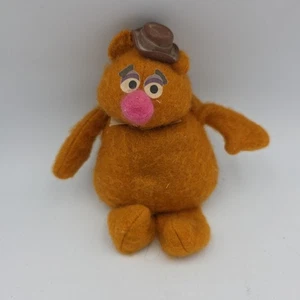 Fozzie Bear from Jim Henson's Muppets 7” Bean Bag Plush by Fisher Price Vintage - Picture 1 of 6