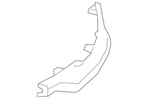 Genuine GM Black Rear Passenger Side Bumper Fascia Molding 84200484 - Picture 1 of 3