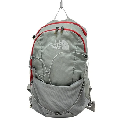 Auth THE NORTH FACE - Gray Red Nylon Backpack - Image 1 of 4