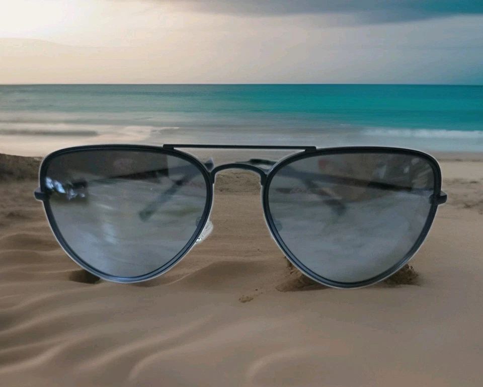 GAFAS DE SOL INVICTA POLARIZADAS MARCO AVIADOR Azul Pizarra. Nuevo. Con estuche Foto 1 de 4