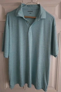 Camisa Polo Roundtree & Yorke Para Hombre Talla Grande Turquesa - Imagen 1 de 7
