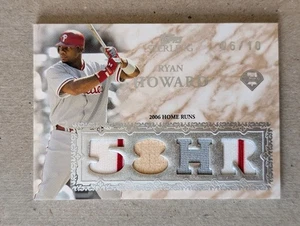 2007 Topps Sterling - 2006 Home Runs Ryan Howard #4CS-41 /10 - Picture 1 of 5