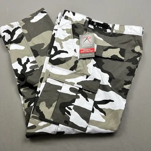 Rothco BDU Pants Men’s XL City Camo Relaxed Fit Zipper Fly Double Knee NWT - Picture 1 of 14