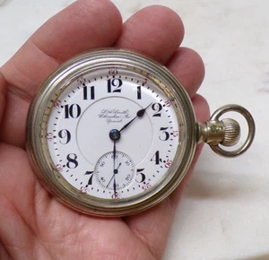 1890's Hamilton 17-Jewels #139978 Lever Set Pocket Watch A.H Smith Cherokee Iowa - Picture 1 of 14