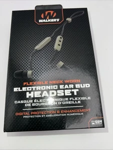 Walker's Rope Hearing Enhancer Flexible Neck Worn Electronic Ear Bud Headset - Picture 1 of 7